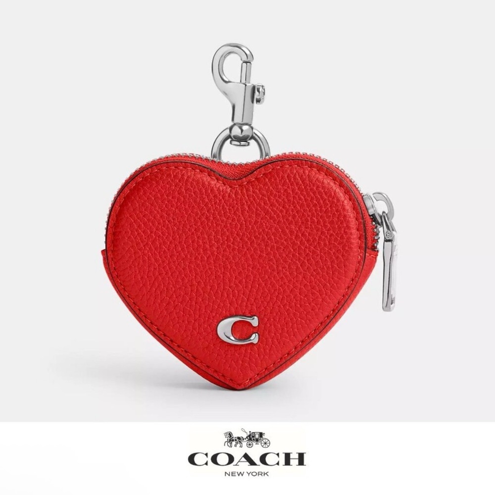 Coach Heart Coin Purse ❤️